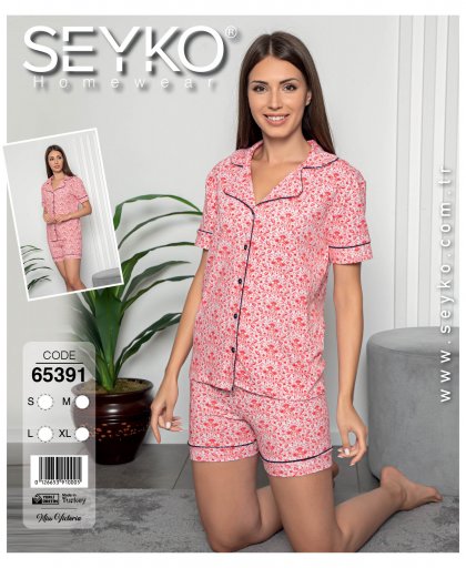 Bayan şortlu pijama